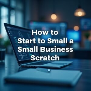How to Start a Small Business From Scratch