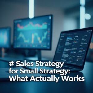 Sales Strategy for Small Businesses: What Actually Works