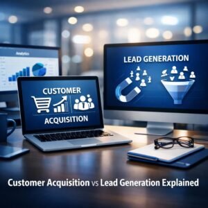 Customer Acquisition vs Lead Generation Explained